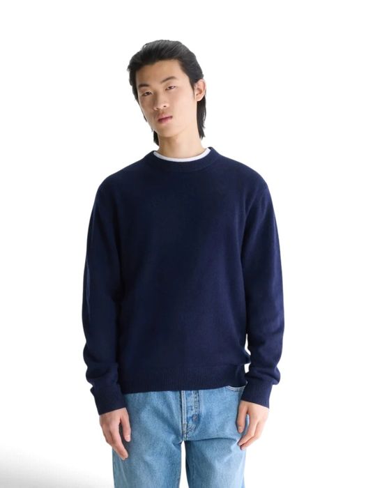 Donkerblauwe pull met ronde hals Gak Bellerose