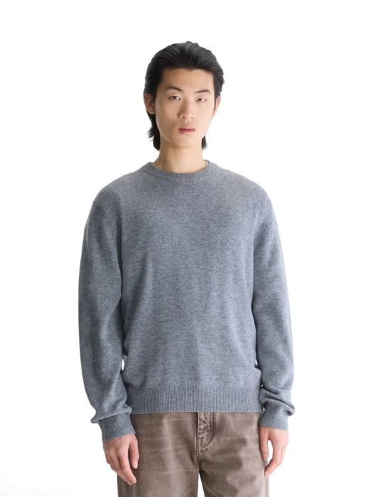 Donkergrijze pull met ronde hals Gak Bellerose