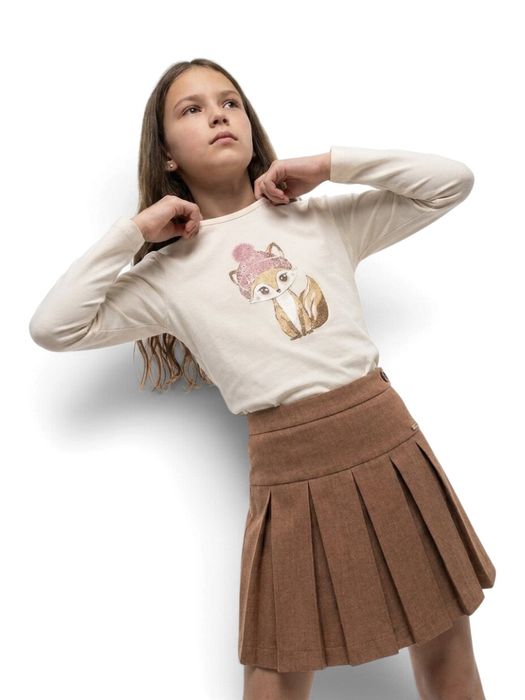 Witte T-shirt met print Liu Jo