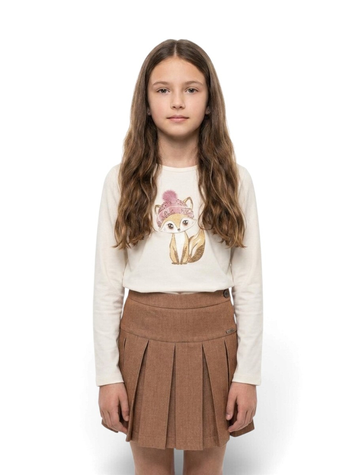 Witte T-shirt met print Liu Jo