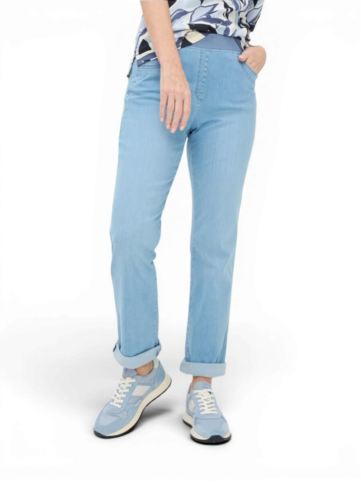 Lichtblauwe slim fit jeans Pamina Raphaela