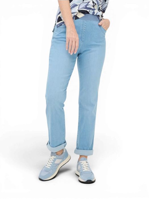 Lichtblauwe slim fit jeans Pamina Raphaela