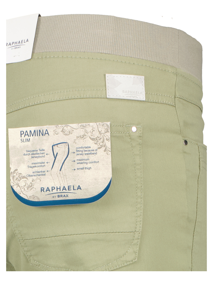 Groene slim fit jeans pamina Raphaela