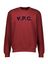 Bordeaux sweater met Logo A.P.C. 