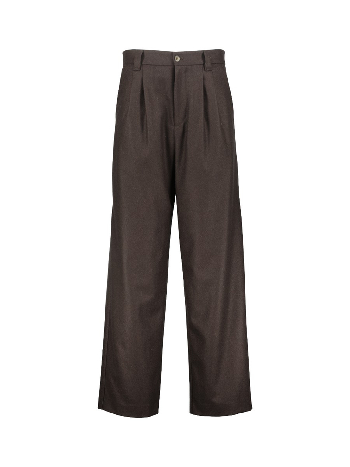 Bruine lange broek met plooien A.P.C.