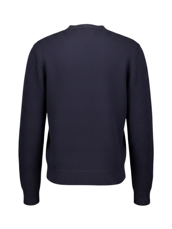 Donkerblauwe gebreide trui A.P.C