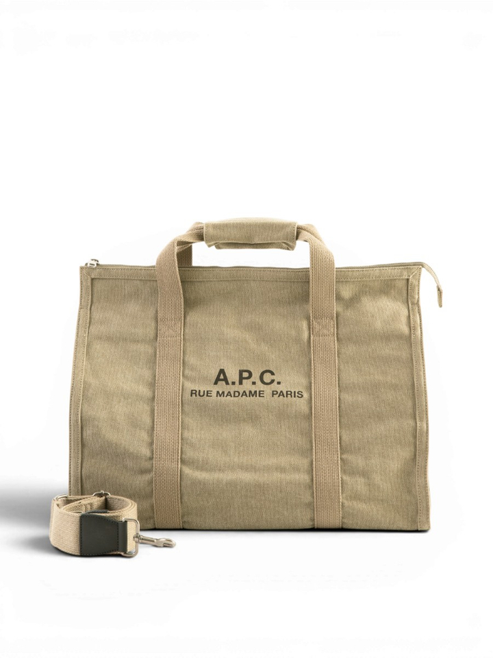 Kaki shopper A.P.C.