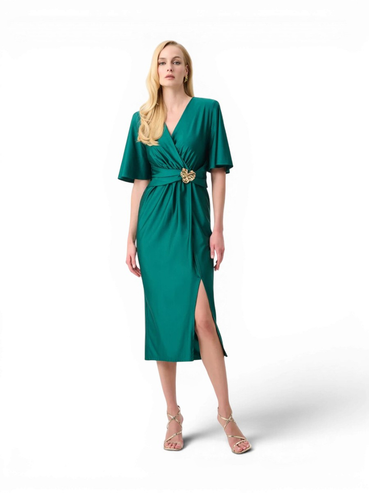 Groene feestelijke maxi-jurk Joseph Ribkoff