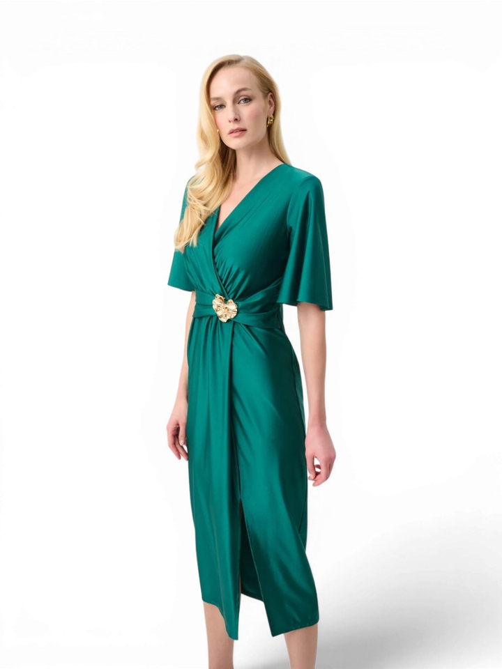 Groene feestelijke maxi-jurk Joseph Ribkoff