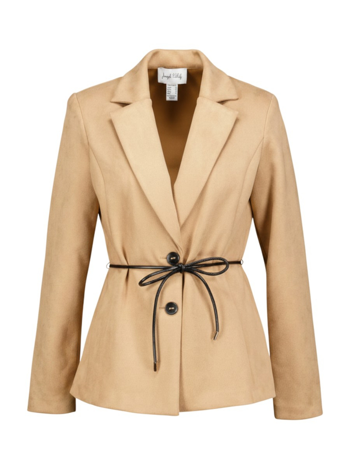 Beige blazer in velours Joseph Ribkoff