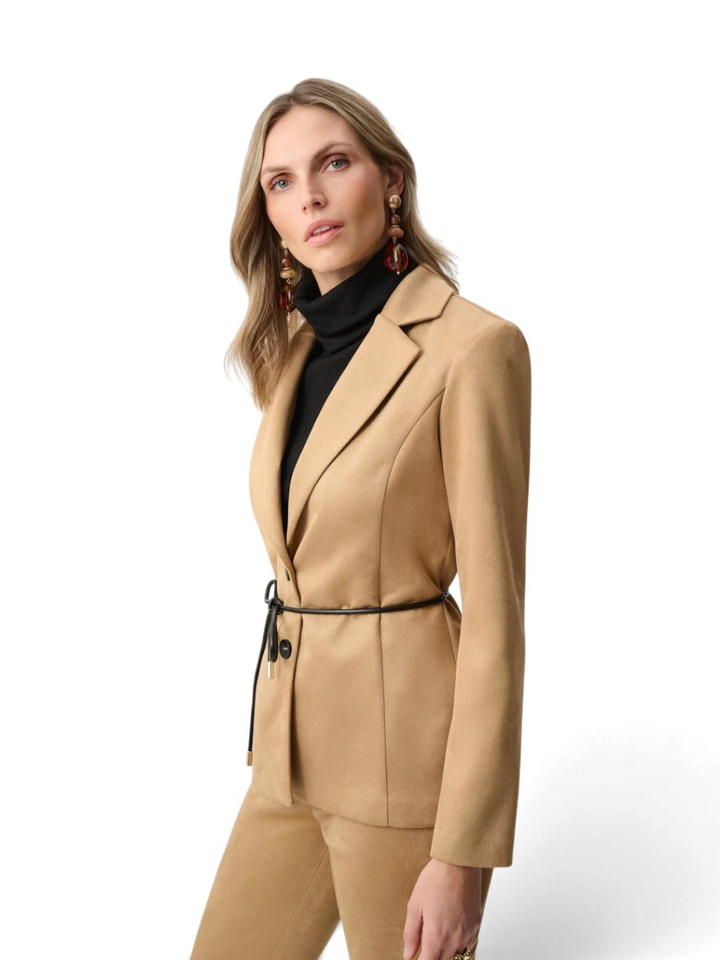 Beige blazer in velours Joseph Ribkoff