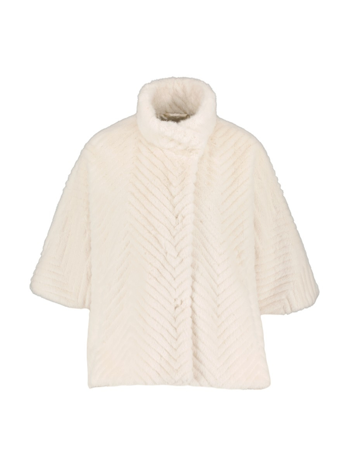 Witte jas in imitatiebond Joseph Ribkoff 