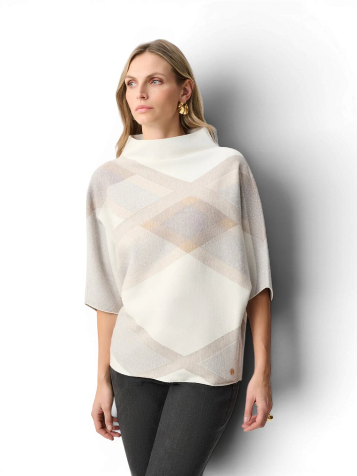 Beige pull met motief Joseph Ribkoff 
