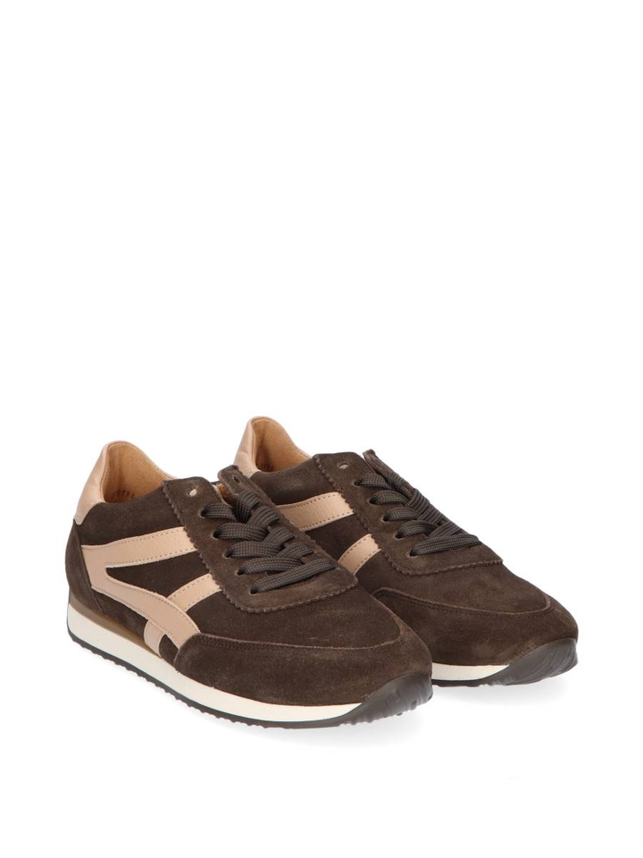 Donkerbruine lage sneakers Gabor