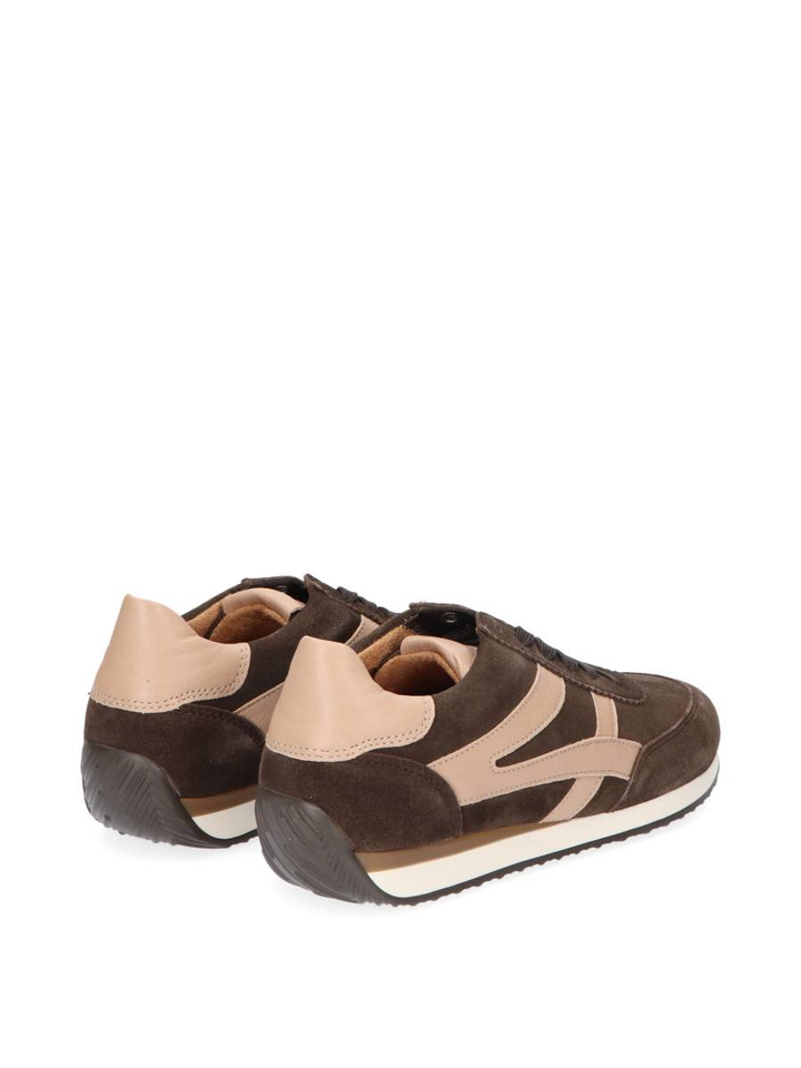 Donkerbruine lage sneakers Gabor