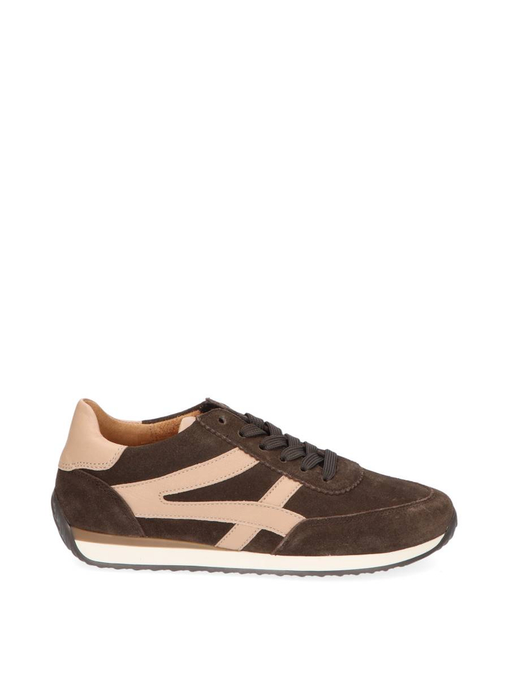 Donkerbruine lage sneakers Gabor