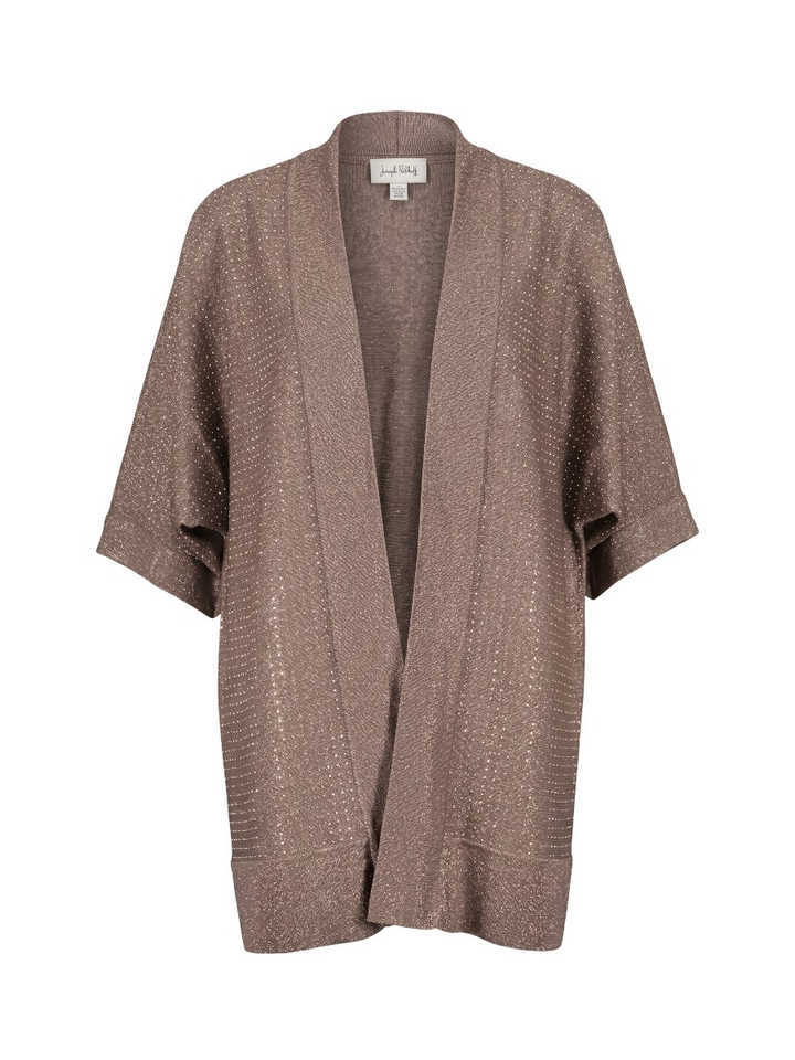 Taupekleurige cardigan met strass detail Joseph Ribkoff 