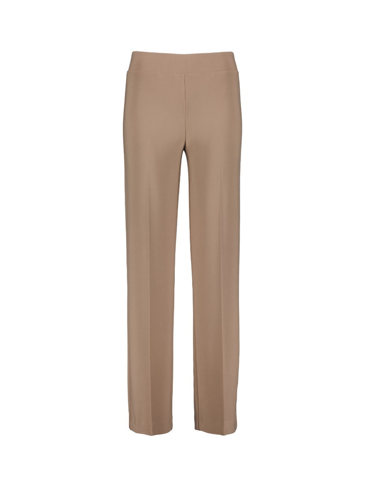 Taupe kleurige broek met elastiek Joseph Ribkoff 