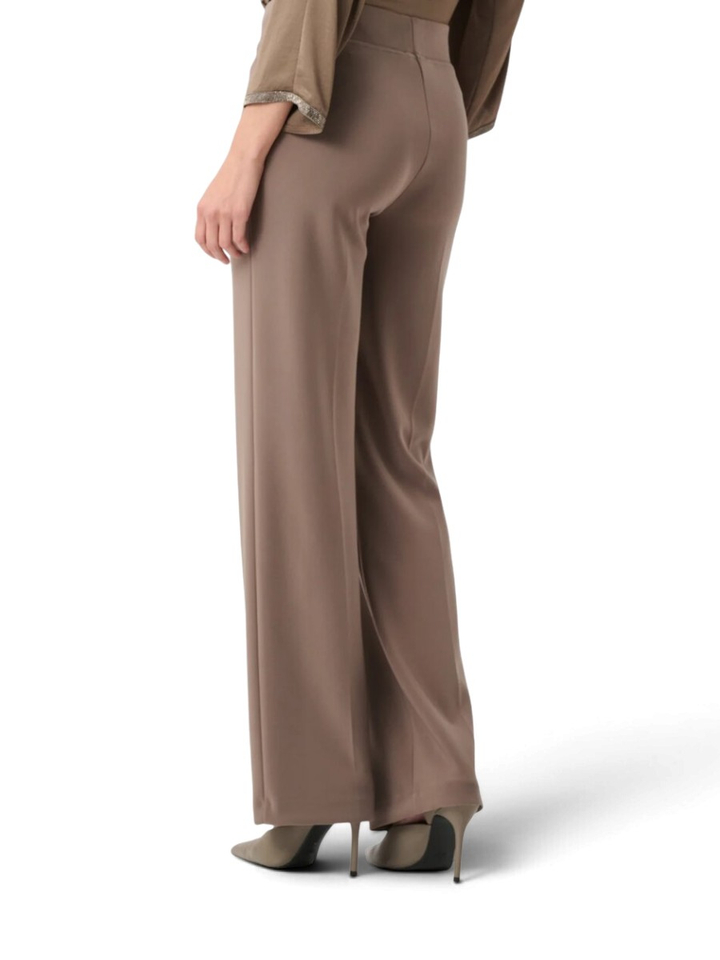 Taupe kleurige broek met elastiek Joseph Ribkoff