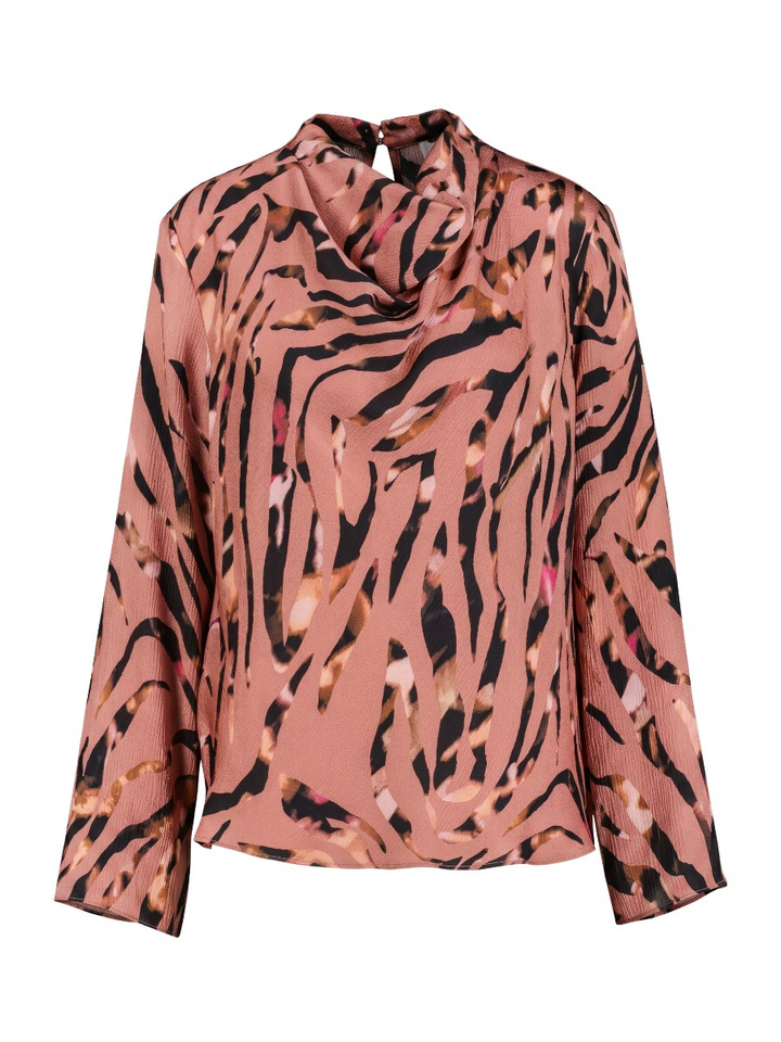 Roze bloes met print Joseph Ribkoff 