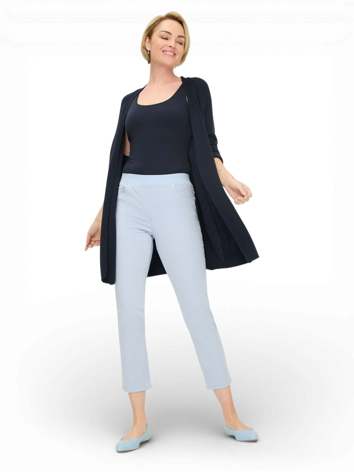 Blauwe slim fit broek Panima Raphaela By Brax 