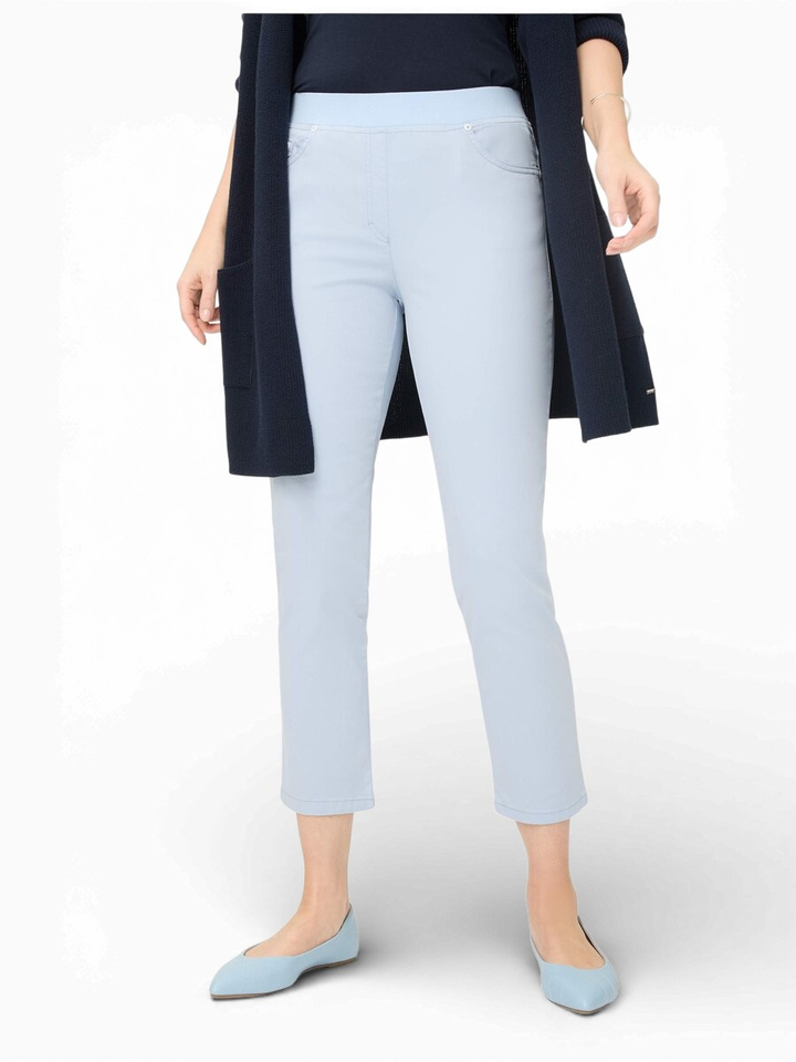 Blauwe slim fit broek Panima Raphaela By Brax 