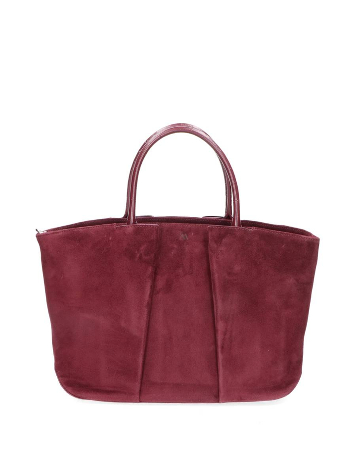 Bordeaux suède handtas Mini Horizon Kaai