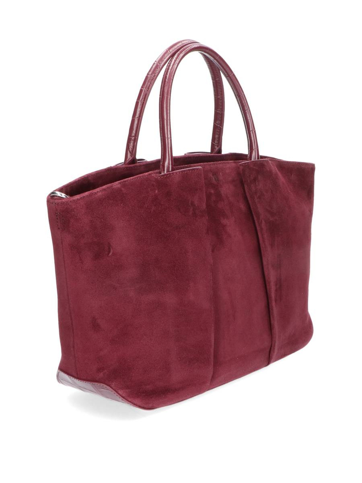 Bordeaux suède handtas Mini Horizon Kaai