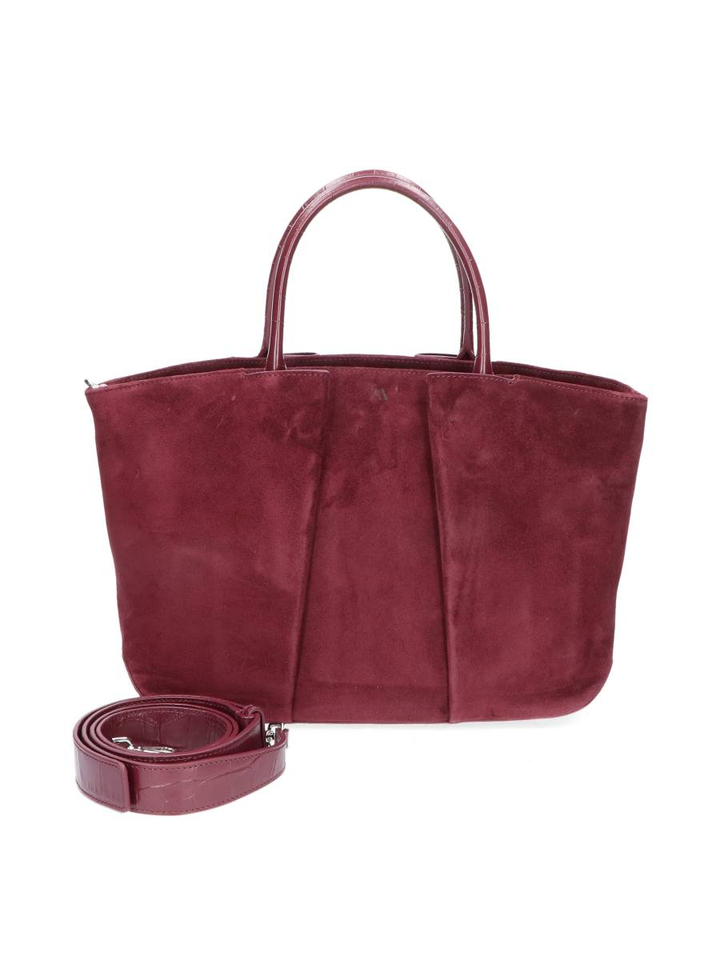 Bordeaux suède handtas Mini Horizon Kaai