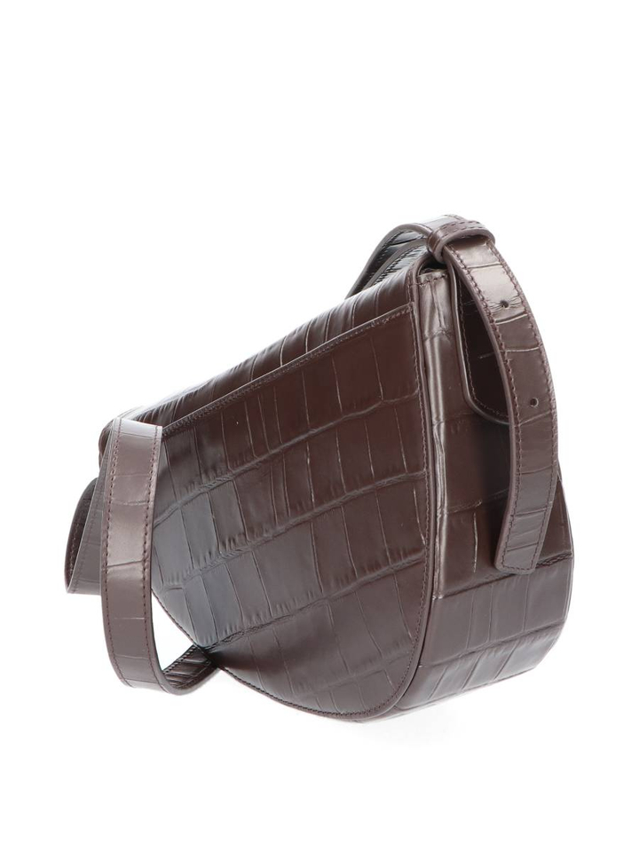 Bruine zachte croco Cross Body Rebel Kaai