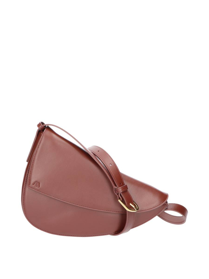 Bruine leren crossbody Rebel Kaai