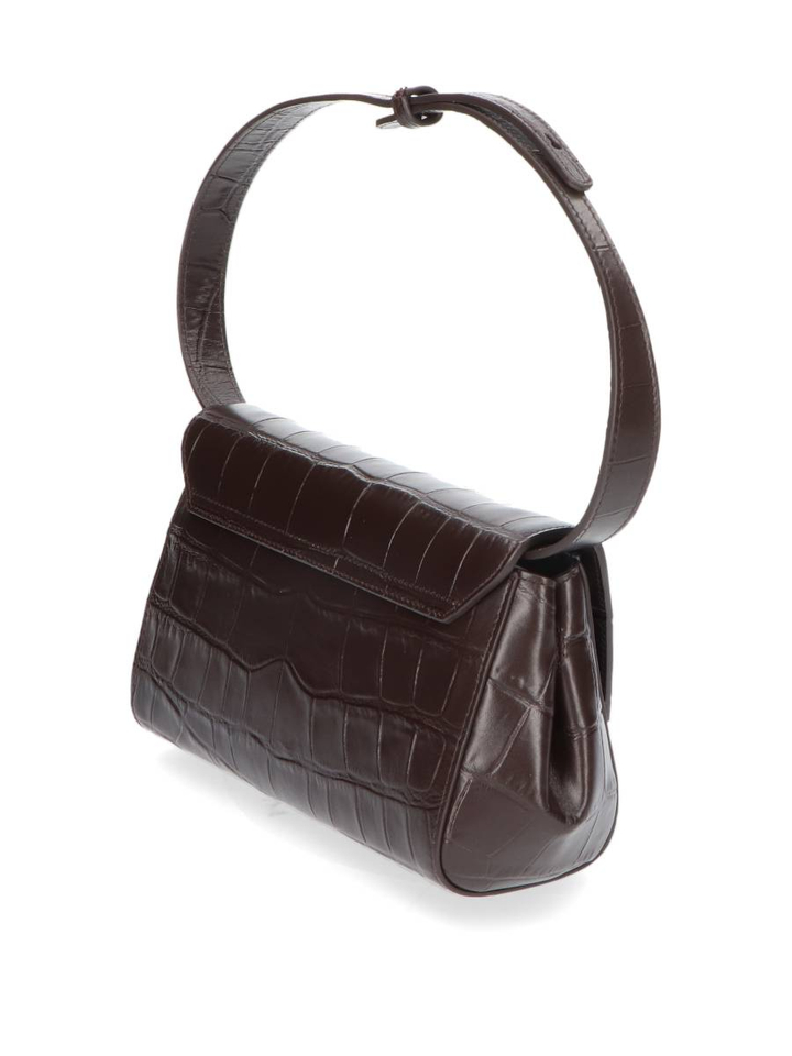 Bruine zachte croco clutch Ikon Kaai