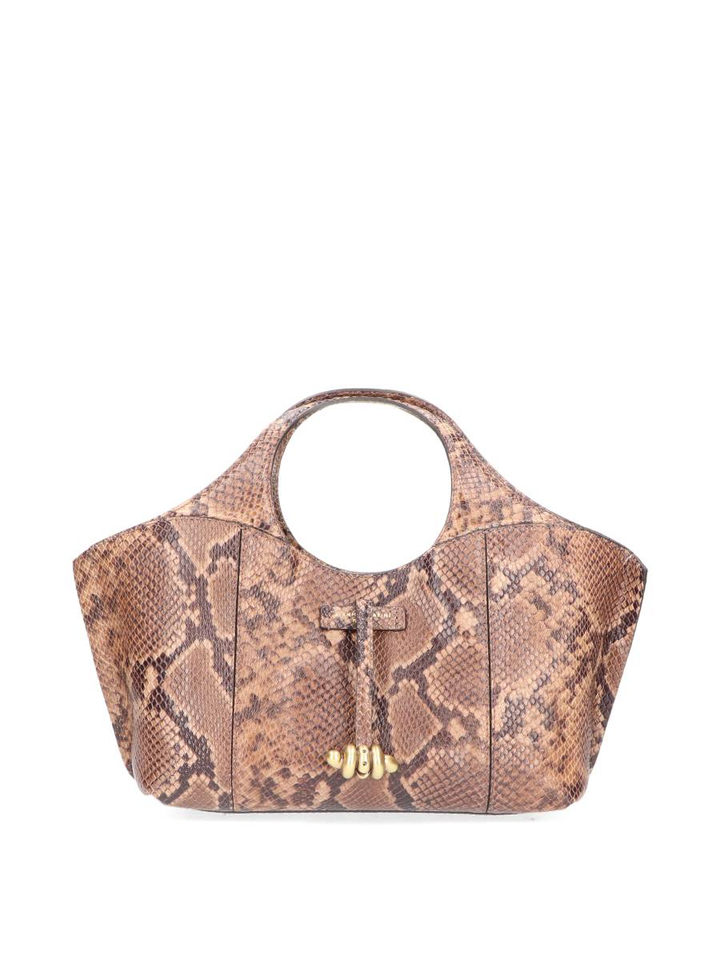 Cuoio handtas met dierenprint Infinity Gianni Chiarini