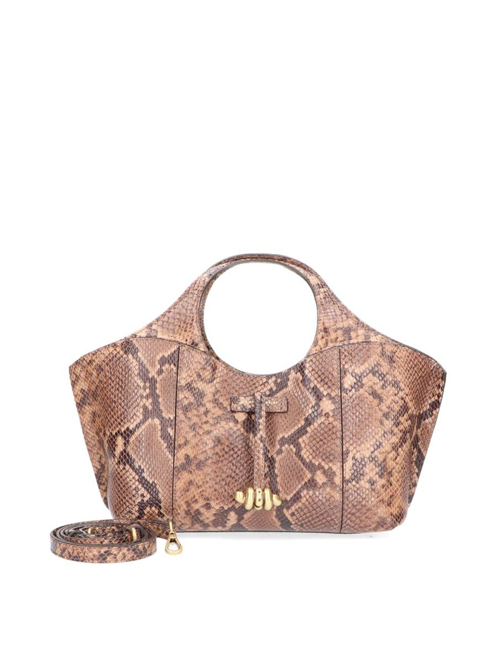 Cuoio handtas met dierenprint Infinity Gianni Chiarini