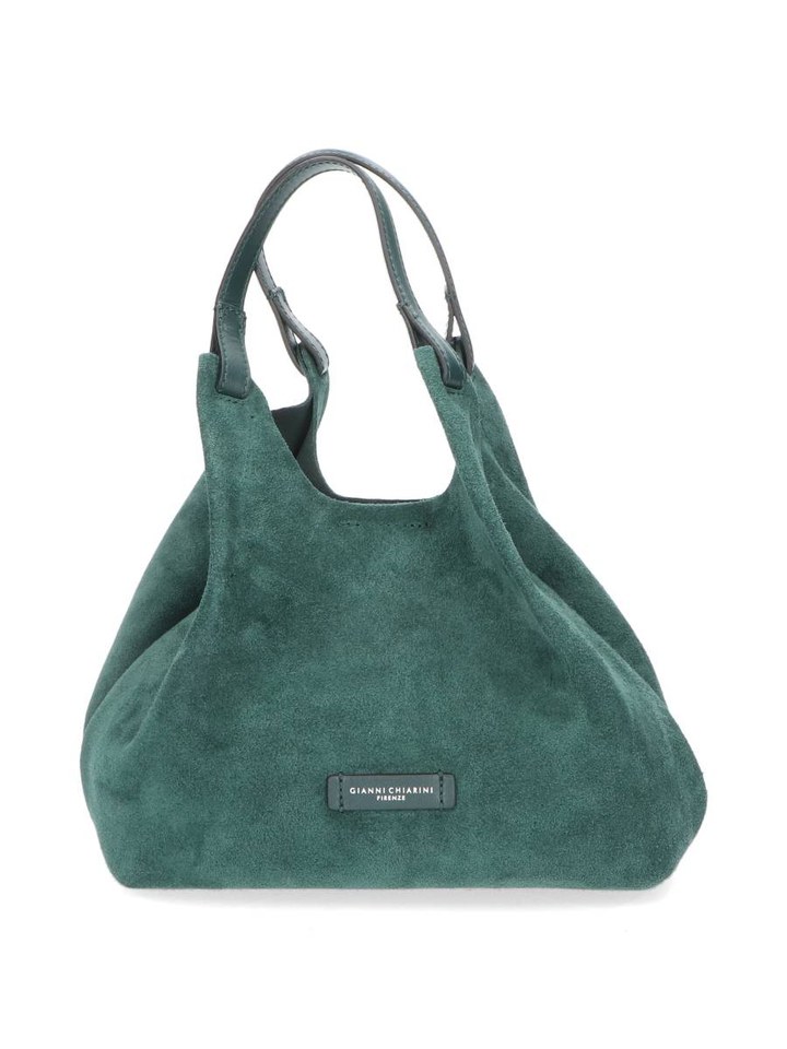 Velvet green handtas Dua Gianni Chiarini 