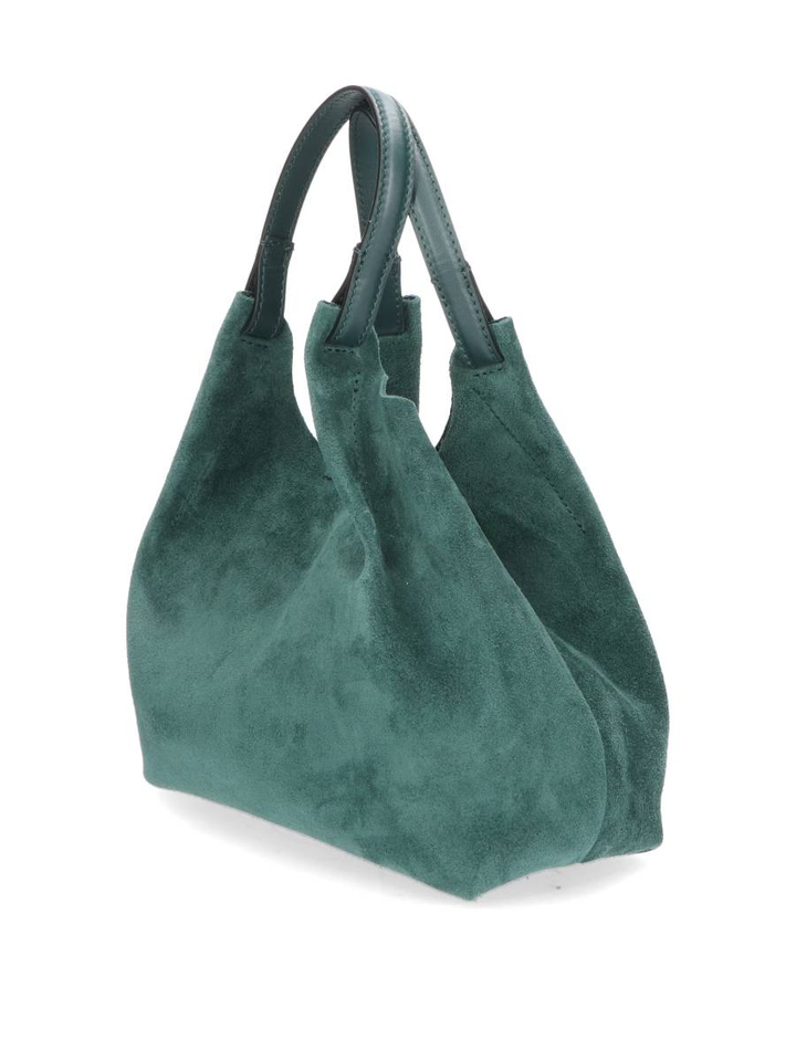 Velvet green handtas Dua Gianni Chiarini 