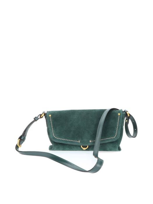 Velvet green handtas Eugenia Gianni Chiarini