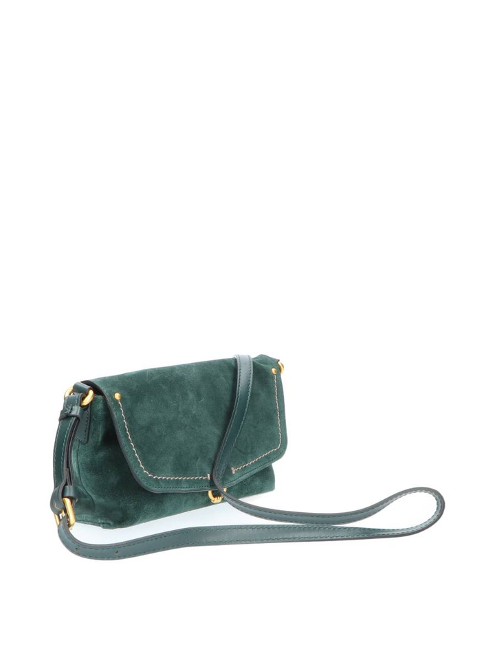 Velvet green handtas Eugenia Gianni Chiarini 
