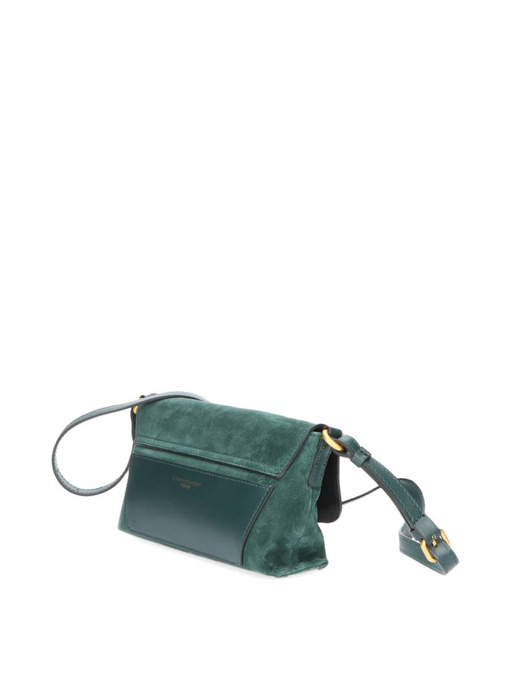 Velvet green handtas Eugenia Gianni Chiarini 
