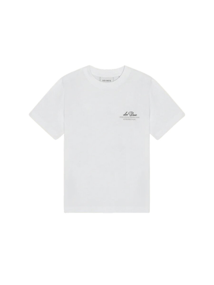 Witte T-shirt met opdruk Les Deux 