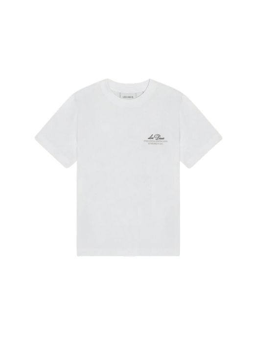 Witte T-shirt met opdruk Les Deux
