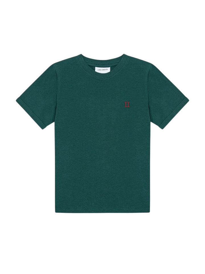 Groene t-shirt met logo Les Deux