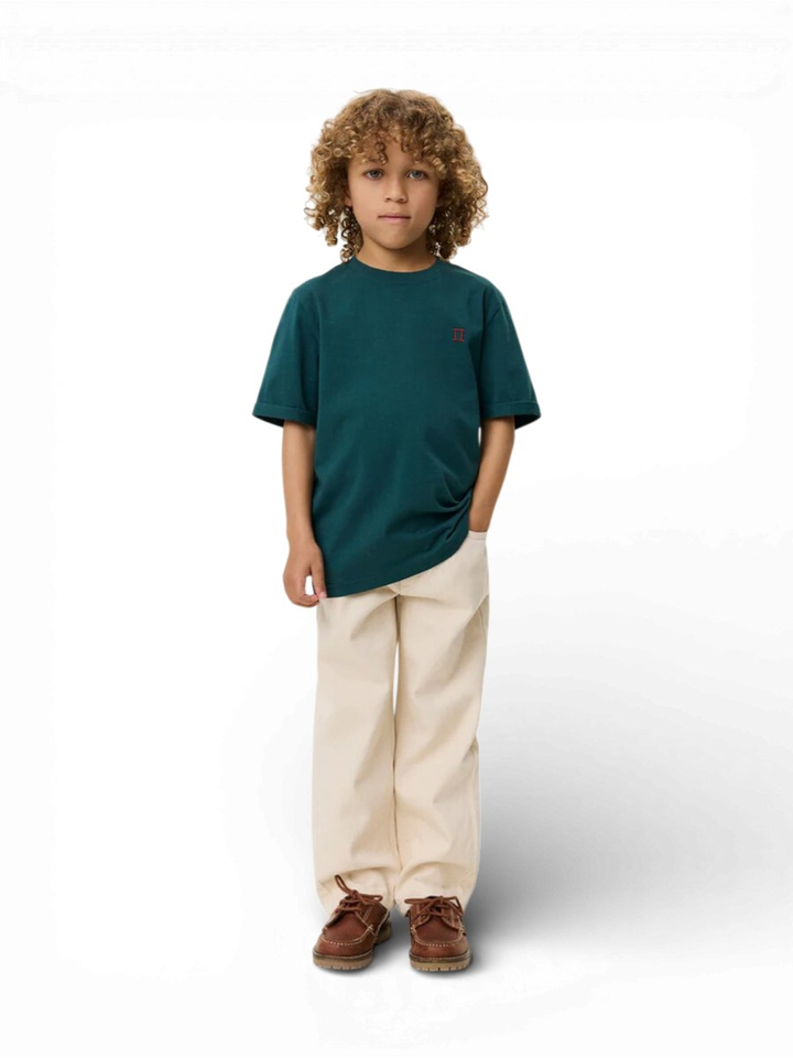 Groene t-shirt met logo Les Deux