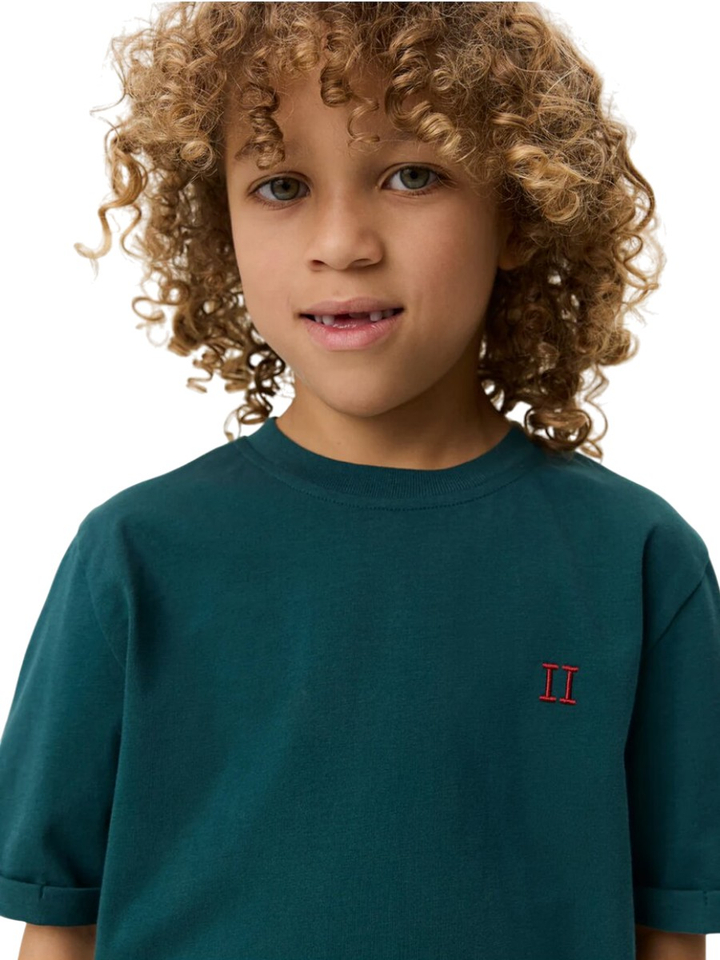 Groene t-shirt met logo Les Deux