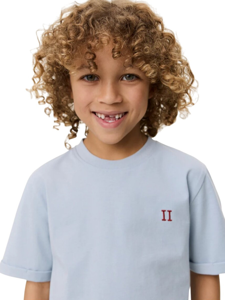 Blauwe t-shirt met logo Les Deux