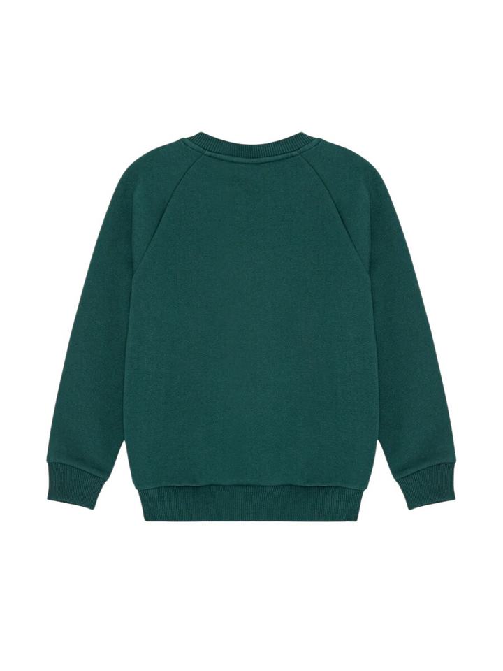 Groene sweater met logo Les Deux
