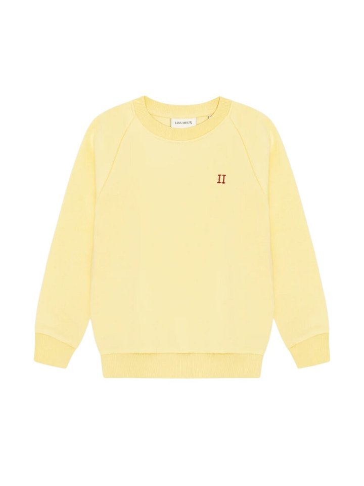 Gele sweater met logo Les Deux