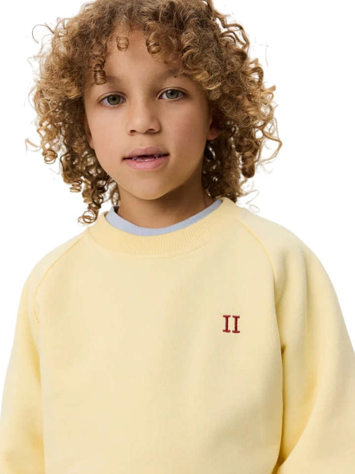 Gele sweater met logo Les Deux