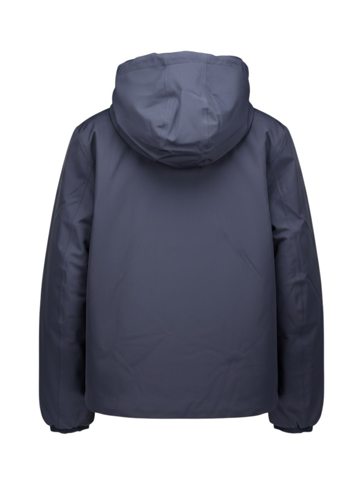 Donkerblauwe jas met capuchon Jack Warm Double K-way