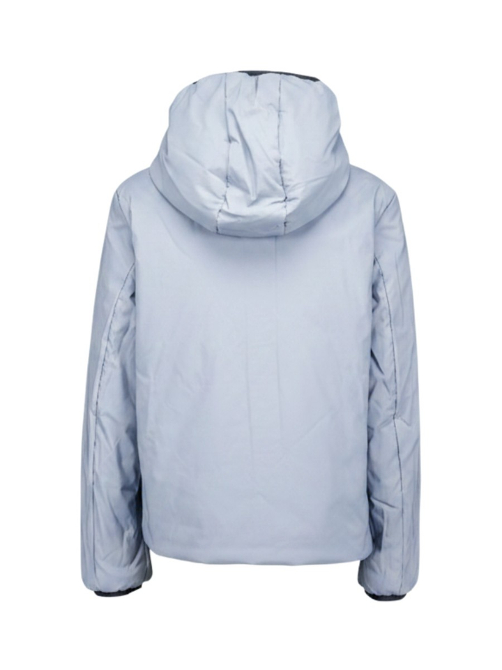 Donkerblauwe jas met capuchon Jack Warm Double K-way